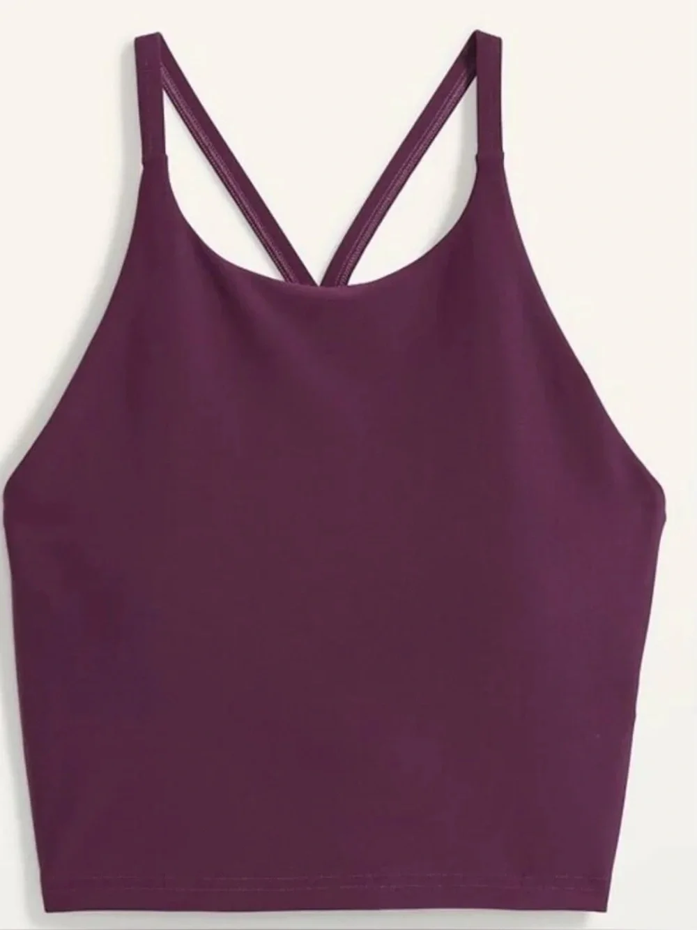 Old Navy Light Support PowerSoft Longline Sports Bra | Size Medium